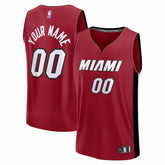 NBA Miami Heat Fastbreak Custom Jersey - Statement Edition - Red