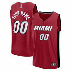 NBA Miami Heat Fastbreak Custom Jersey - Statement Edition - Red