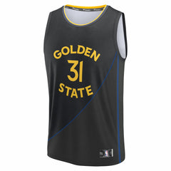 NBA Seth Curry Golden State Warriors Fast Break Replica Player Jersey sale - Statement Editi- Black