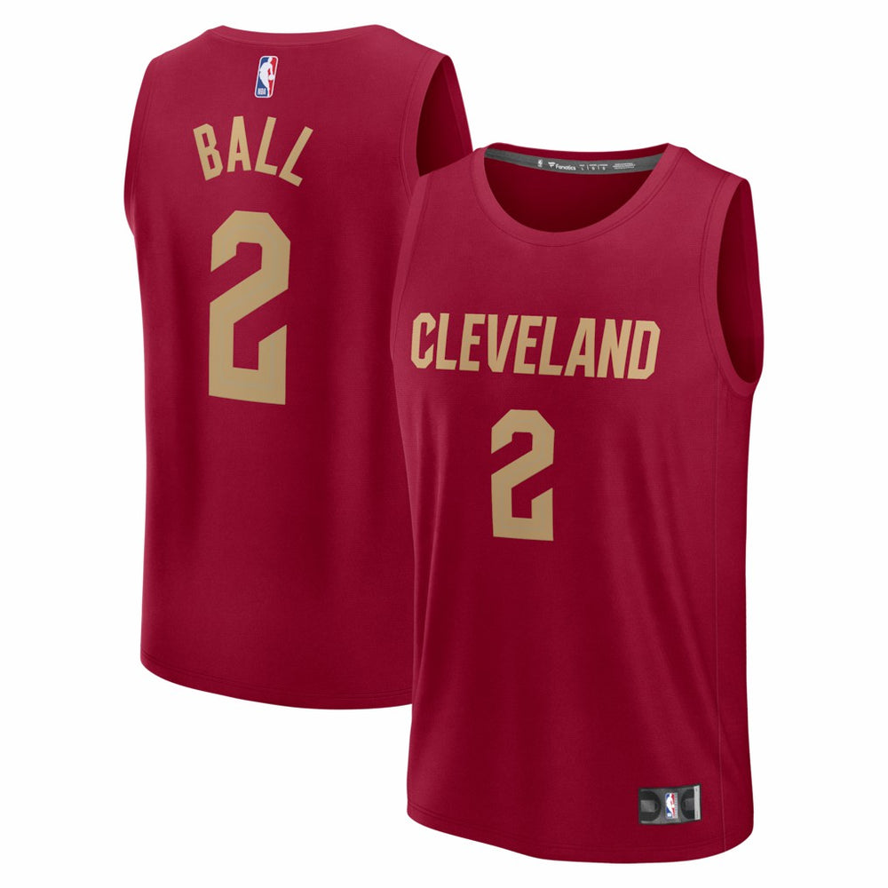 NBA Lonzo Ball Cleveland Cavaliers Fast Break Replica Jersey sale - Wine sale - Icon Edition