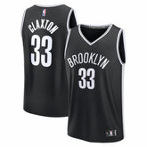 NBA Nic Claxton Brooklyn Nets Fast Break Replica Jersey - Black - Icon Edition