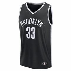 Nic Claxton Brooklyn Nets Fast Break Replica Jersey Black Icon Edition