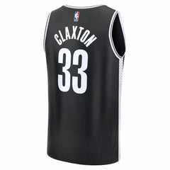 Nic Claxton Brooklyn Nets Fast Break Replica Jersey Black Icon Edition