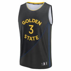 NBA Will Richard Golden State Warriors Fast Break Replica Player Jersey sale - Statement Editi- Black