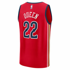 NBA Derik Queen New Orleans Pelicans Fast Break Replica Player Jersey - Statement Edition - Red