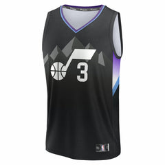 NBA Keyonte George Utah Jazz Fast Break Replica Jersey - Statement Edition - Black