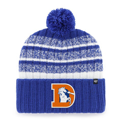 Denver Broncos '47 Tavern Cuffed Knit Hat with Pom Royal