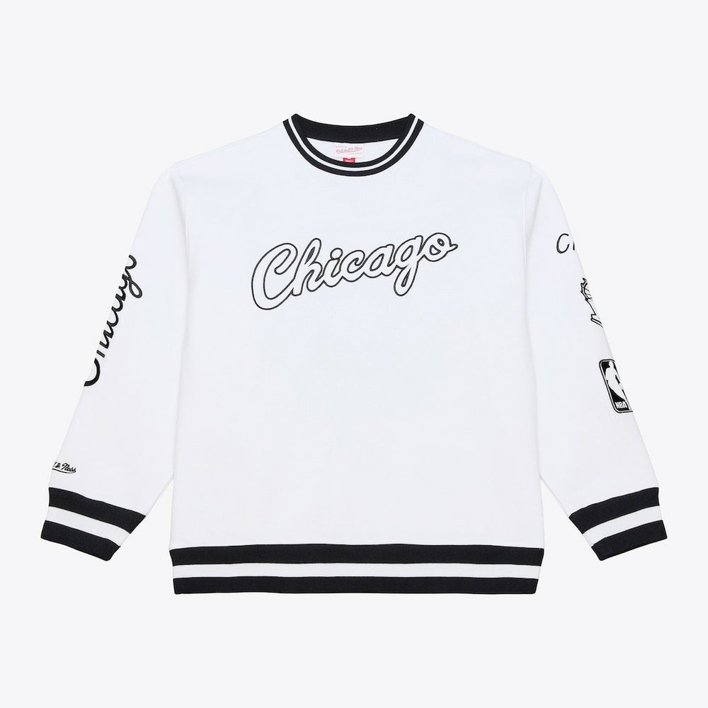 Chicago Bulls Hardwood Classics Arctic Fleece Sweatshirt White