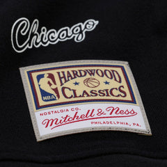 Chicago Bulls Women's Hardwood Classics Script Lightweight Sweatshirt Black