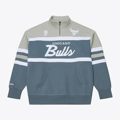 Chicago Bulls Thunderstorm Head Coach Quarter-Zip Jacket Blue