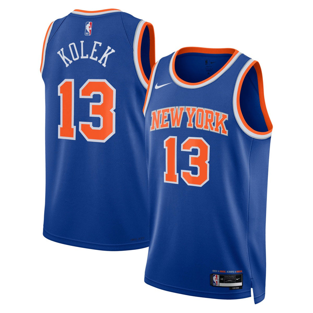 NBA Tyler Kolek New York Knicks Unisex Swingman Jersey - Icon Edition - Blue