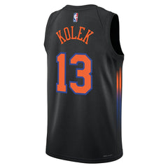 NBA Tyler Kolek New York Knicks Jordan Brand Unisex Swingman Jersey - Statement Edition - Black discount