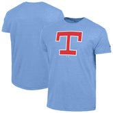 Texas Rangers Champion Cooperstown Logo Tri-Blend T-Shirt - Light Blue T-shirts