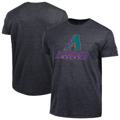 Arizona Diamondbacks Champion Cooperstown Logo Tri-Blend T-Shirt - Black T-shirts