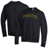 Pittsburgh Pirates Champion Powerblend Wordmark Sweatshirt - Black Sweatshirts