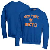 New York Mets Champion Heart & Soul Powerblend Sweatshirt - Royal Sweatshirts