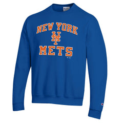 New York Mets Champion Heart & Soul Powerblend Sweatshirt - Royal Sweatshirts