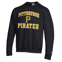 Pittsburgh Pirates Champion Heart & Soul Powerblend Sweatshirt - Black Sweatshirts