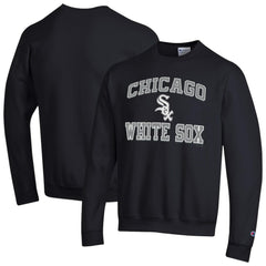 Chicago White Sox Champion Heart & Soul Powerblend Sweatshirt - Black Sweatshirts