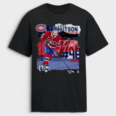 NHL Lane Hutson Montreal Canadiens Fresh Ice T-Shirt - Black