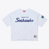 Seattle Seahawks Women's Head Coach Cropped T-Shirt White