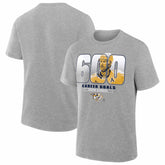 NHL Steven Stamkos Nashville Predators 600th Career Goal T-Shirt - Gray