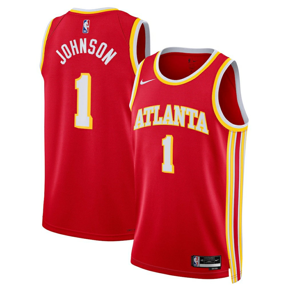NBA Jalen Johnson Atlanta Hawks Unisex Swingman Jersey - Icon Edition - Red