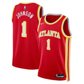 NBA Jalen Johnson Atlanta Hawks Unisex Swingman Jersey - Icon Edition - Red