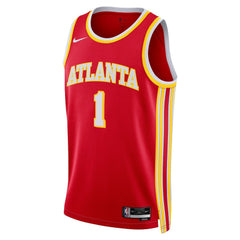 NBA Jalen Johnson Atlanta Hawks Unisex Swingman Jersey - Icon Edition - Red