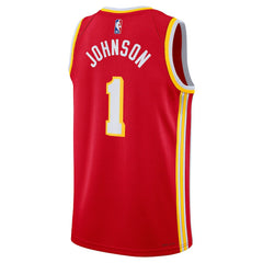 NBA Jalen Johnson Atlanta Hawks Unisex Swingman Jersey - Icon Edition - Red