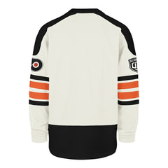 NHL Philadelphia Flyers '47 Pond Hockey Trio Eternal Lacer Sweatshirt - Cream