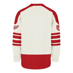 NHL Detroit Red Wings '47 Pond Hockey Trio Eternal Lacer Sweatshirt - Cream