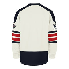 NHL Columbus Blue Jackets '47 Pond Hockey Trio Eternal Lacer Sweatshirt - Cream