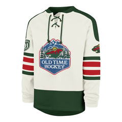 NHL Minnesota Wild '47 Pond Hockey Trio Eternal Lacer Sweatshirt - Cream