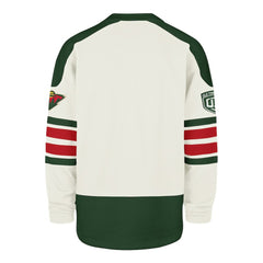 NHL Minnesota Wild '47 Pond Hockey Trio Eternal Lacer Sweatshirt - Cream