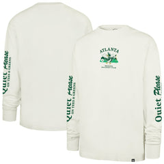 Atlanta Braves '47 Quiet Please Foundation Long Sleeve T-Shirt - Cream T-shirts
