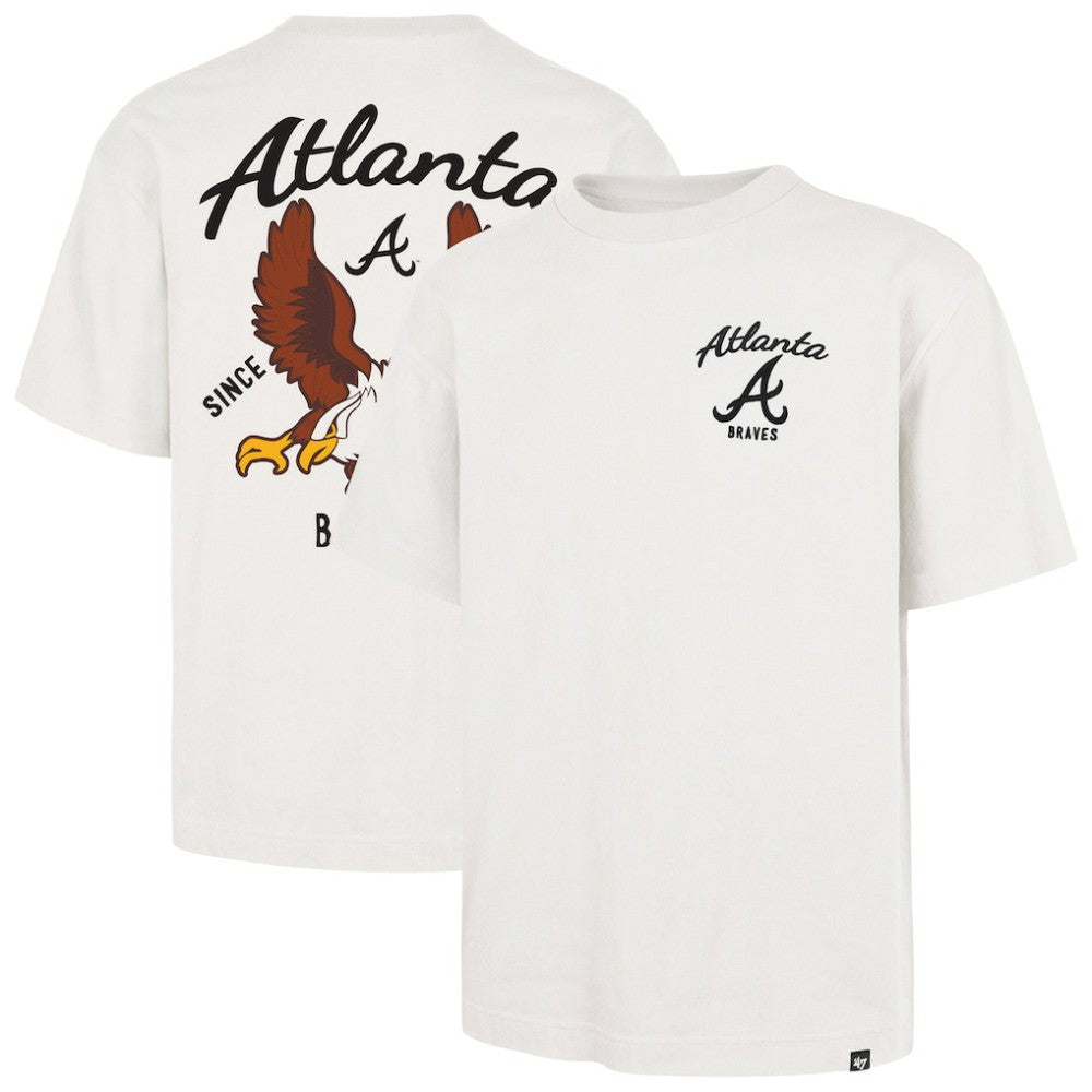 Atlanta Braves '47 Souvenir Eagle Foundation T-Shirt - Cream T-shirts