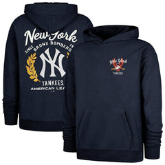New York Yankees '47 Souvenir Laurels Foundation Hoodie - Navy Hoodies