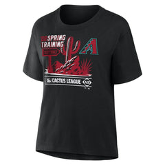 Arizona Diamondbacks Women's 2026 Spring Training Cactus League Hometown Special T-Shirt - Black T-shirts