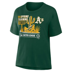 Athletics Women's 2026 Spring Training Cactus League Hometown Special T-Shirt - Green T-shirts