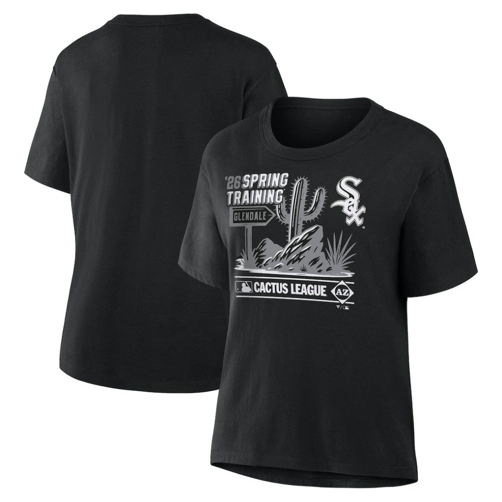 Chicago White Sox Women's 2026 Spring Training Cactus League Hometown Special T-Shirt - Black T-shirts