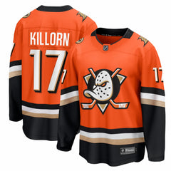 NHL Alex Killorn Anaheim Ducks Fanatics Home Breakaway Jersey - Orange