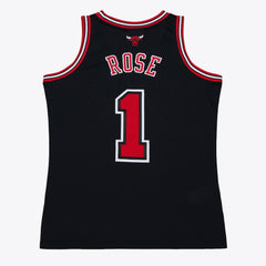 NBA Derrick Rose Chicago Bulls 2010-11 Authentic Jersey sale - Black
