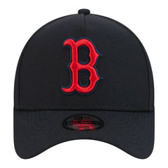 Boston Red Sox New Era Youth 9FORTY A-Frame Adjustable Hat - Navy Hats
