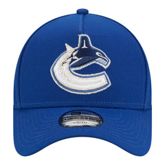 NHL Vancouver Canucks New Era Youth 9FORTY A-Frame Adjustable Hat - Blue