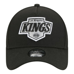 NHL Los Angeles Kings New Era Youth 9FORTY A-Frame Adjustable Hat - Black