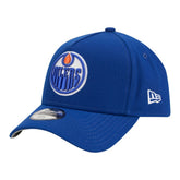 NHL Edmonton Oilers New Era Youth 9FORTY A-Frame Adjustable Hat - Royal