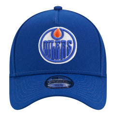 NHL Edmonton Oilers New Era Youth 9FORTY A-Frame Adjustable Hat - Royal