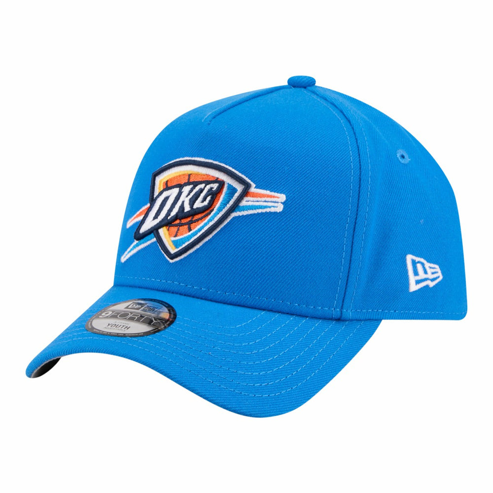 Oklahoma City Thunder Youth 9FORTY A-Frame Adjustable Hat Blue