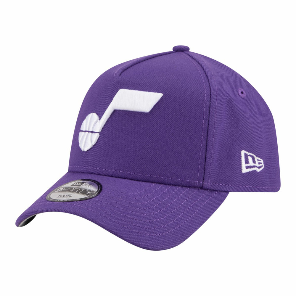 Utah Jazz Youth 9FORTY A-Frame Adjustable Hat Purple